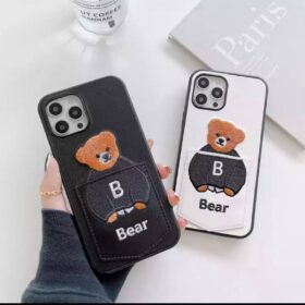 iphoneケース　bear 2color