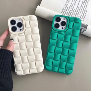 iPhoneケース 編み込み 韓国 人気 イントレチャート 編み込み メッシュ 凸凹 立体的 3D カッコいい Cool お洒落 大人女子 レディース アイフォンケース iPhone case ホワイト White 白色 グリーン Green 緑色 iPhone14 ケース 編み込み風 イントレチャート スマホケース おしゃれ 耐衝撃 iPhone14 iPhone14 Pro iPhone14プロ やわらか スマホケース 耐衝撃 かわいい 韓国 シリコン