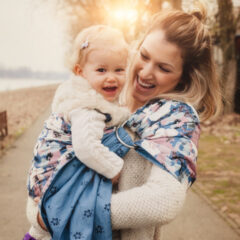 冬のベビースリング活用法